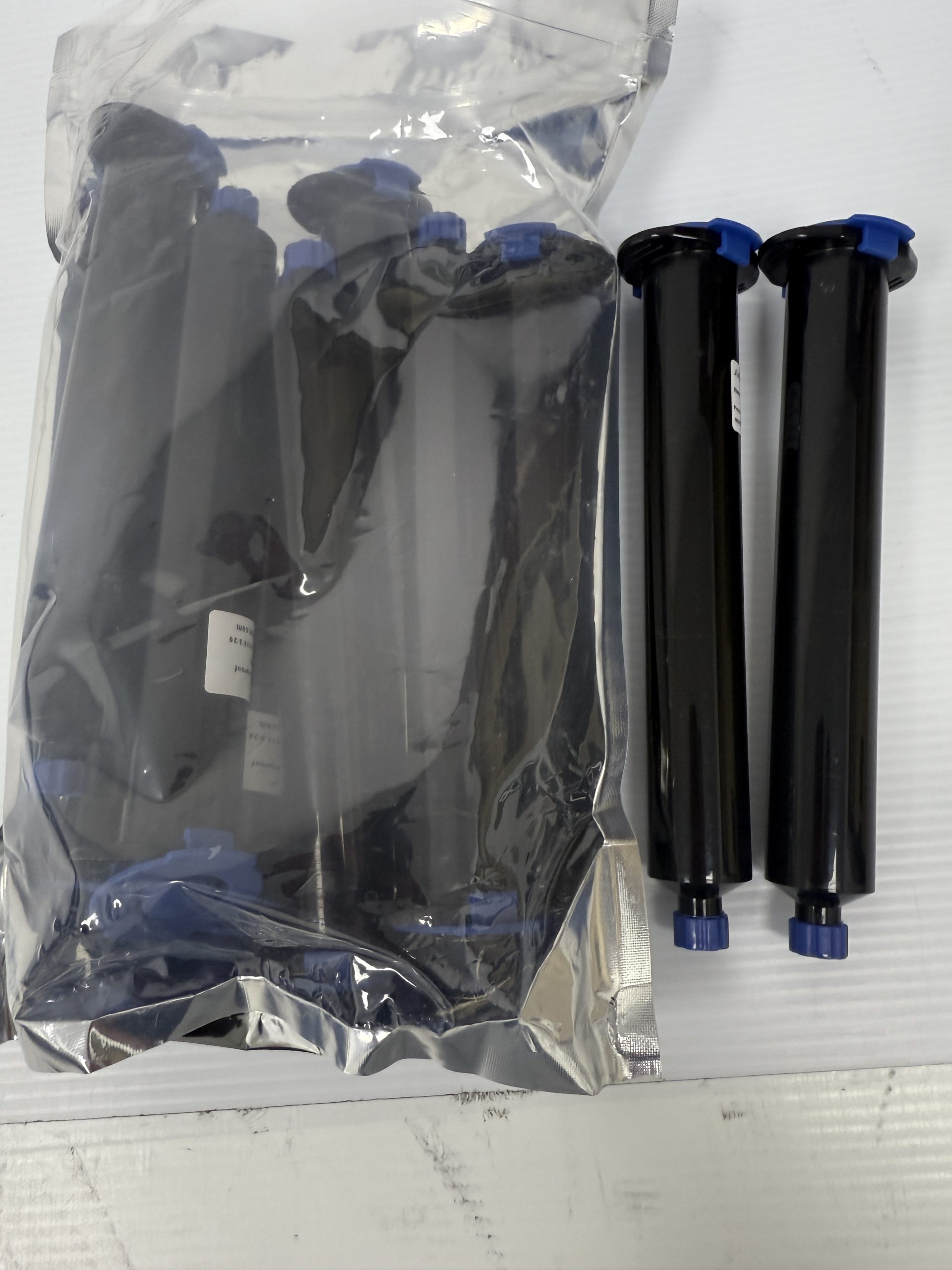 Connector potting adhesive cartridges